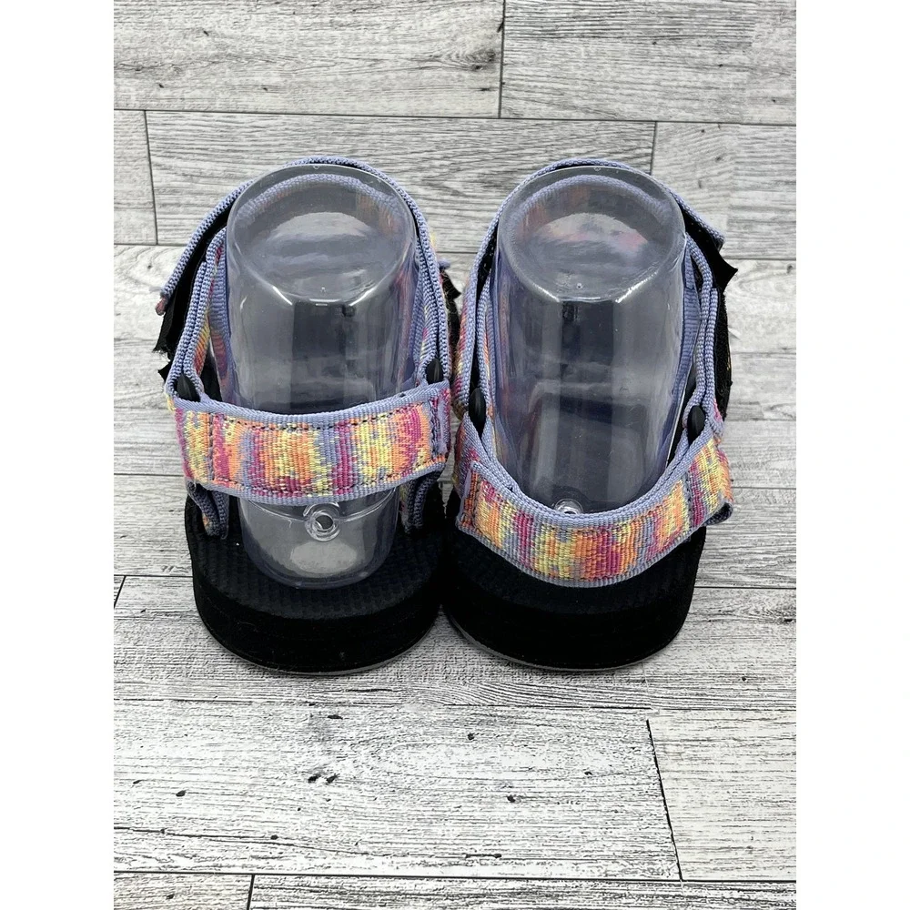 Teva Sandals Womens Size 6 Black Multicolor Strap Hiking Trail‎ 1003987